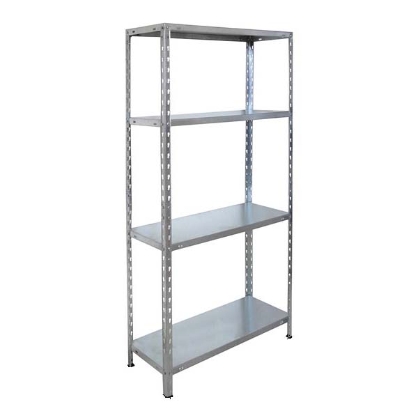 ESTANTE MECANO DE 4 NIVELES FULL INOX