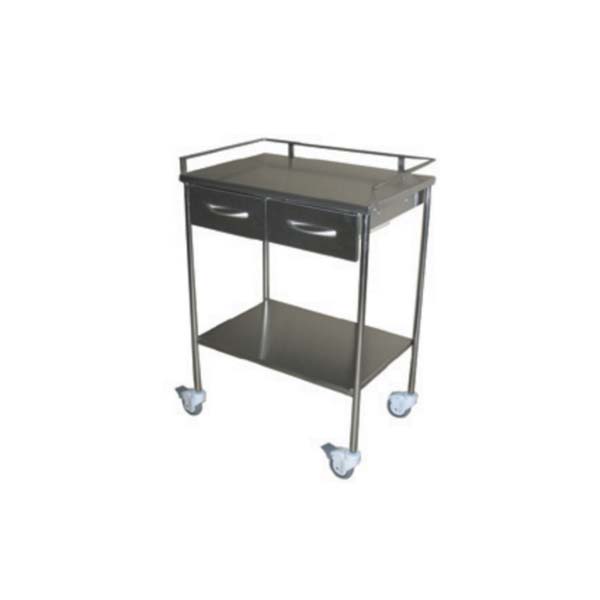 CARRO DE 2 NIVELES, CON GAVETAS SIMPLES 