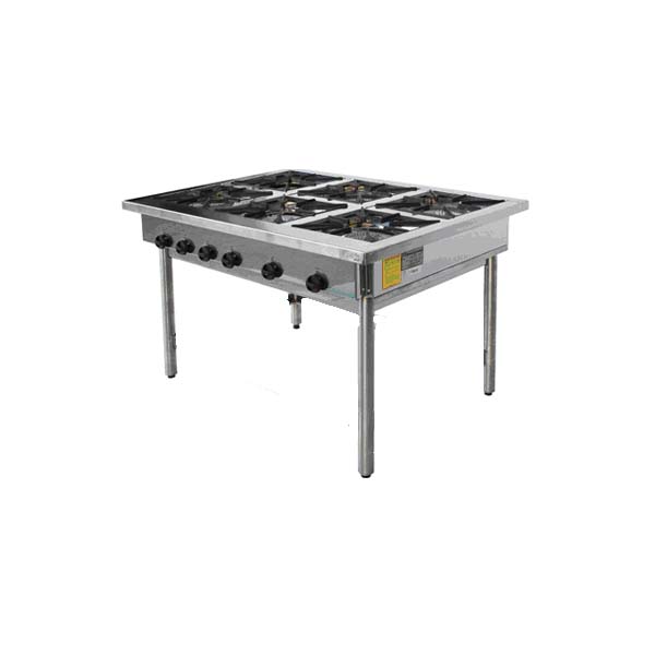 ANAFE INDUSTRIAL 6 HORNALLAS   DE 30X30